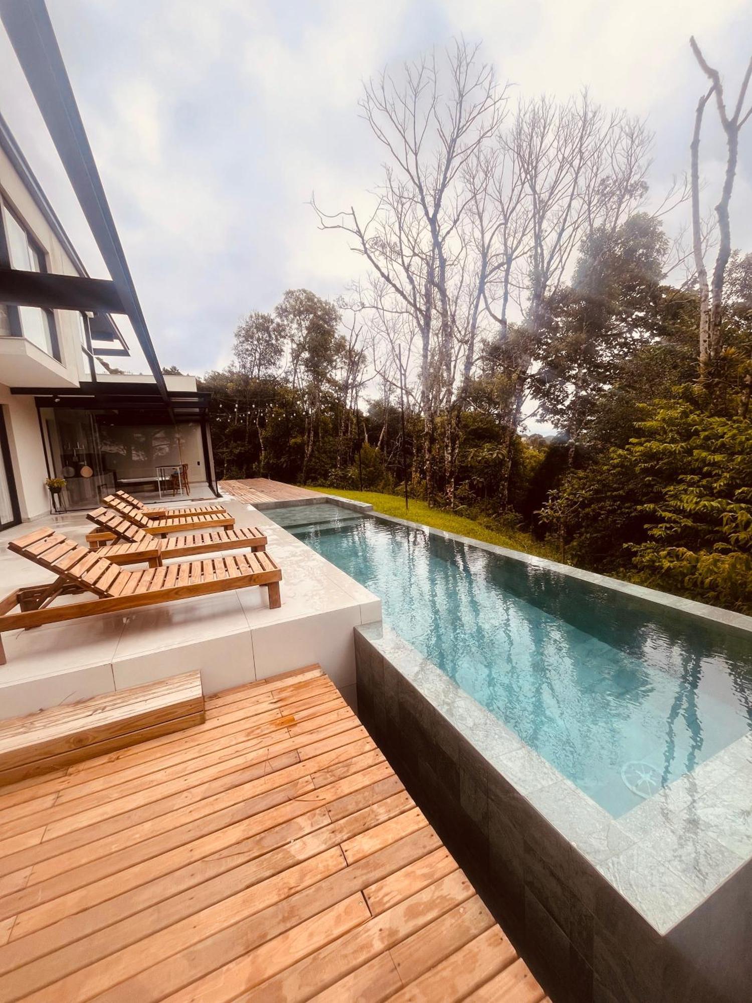 Paraiso Em Rancho Queimado Com Piscina Aquecida Kültér fotó